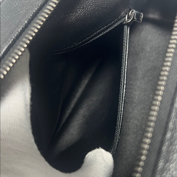 Chanel Coco Handle Bowling,black caviar quilted lizard-embossed top handle - Picture 13 of 17